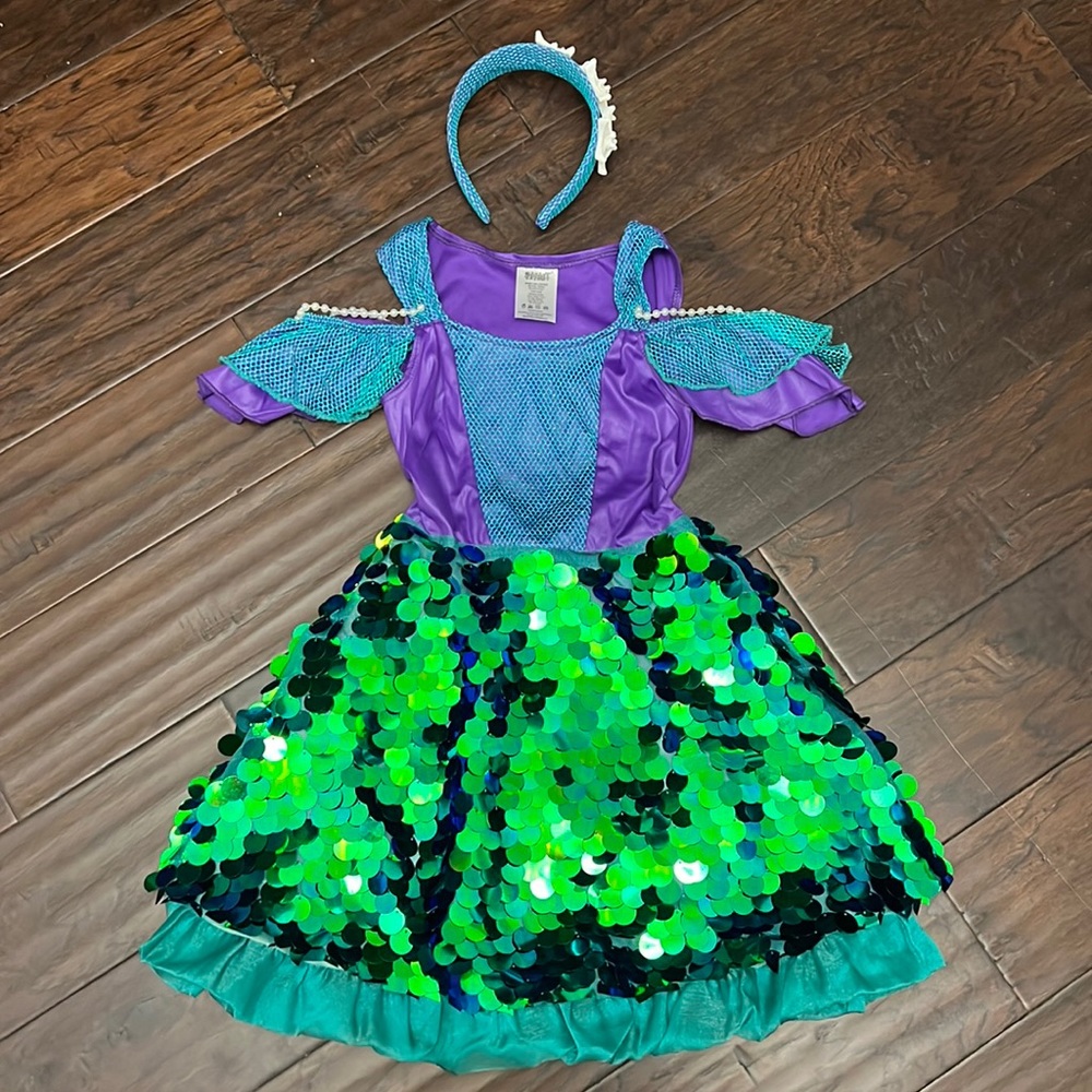 Mermaid dress - youth small (4-6)